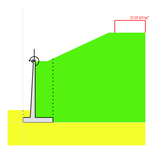 Schéma mur T